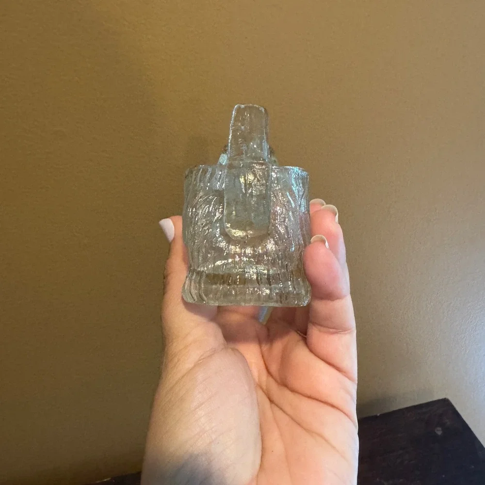 Vintage 1930's L. E. Smith Pressed‎ Glass Scottie Dog Creamer